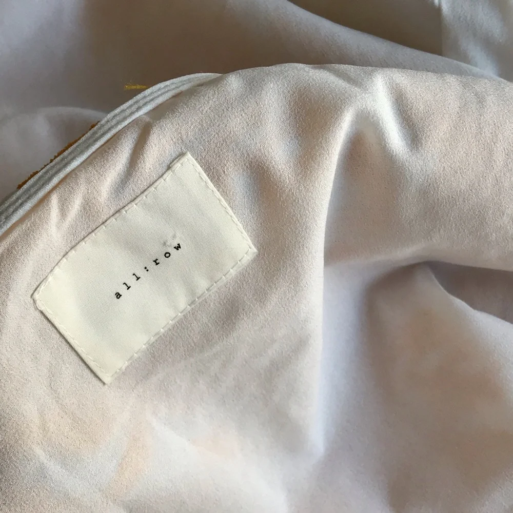 All:Row yellow floral embroidered tunic shift dress - Picture 4 of 4